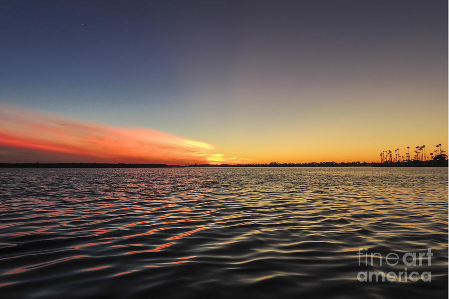 Venus Rising Sunset Photograph by L J Oakes