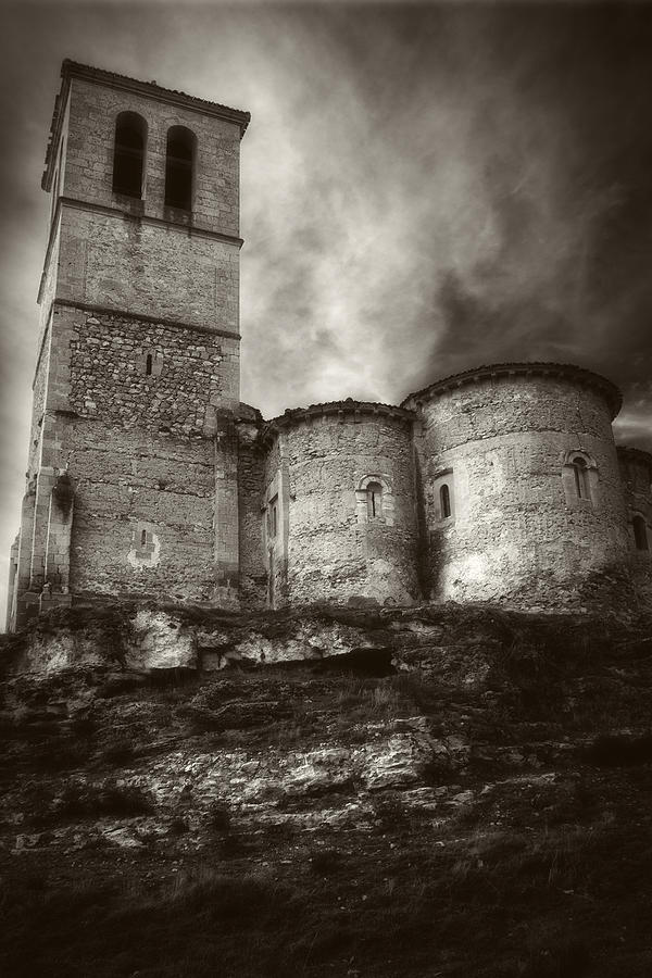 Romanesque Photograph - Vera Cruz Segovia by Joan Carroll
