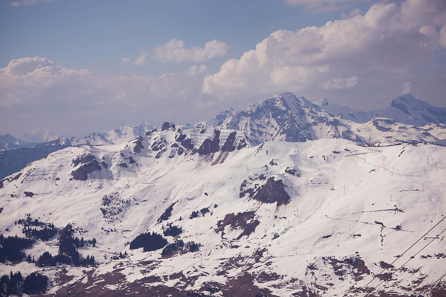 Verbier, Savoleyres Mountain In Spring Photograph by Olivia Bell Photography