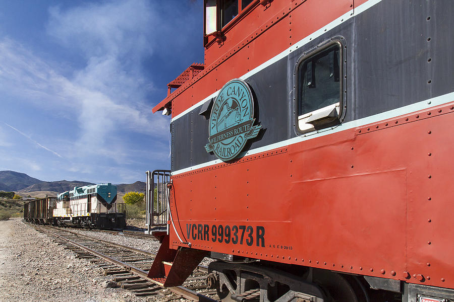 Verde Canyon Railway Caboose Photograph by Jim Moss
