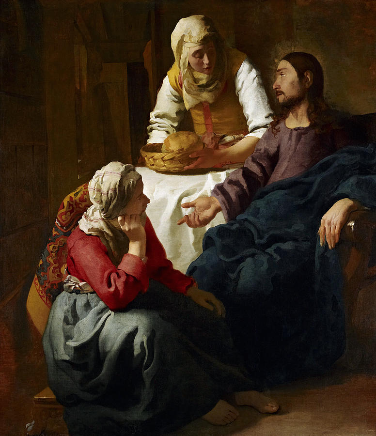 Vermeer Christ, C1654 Painting by Granger