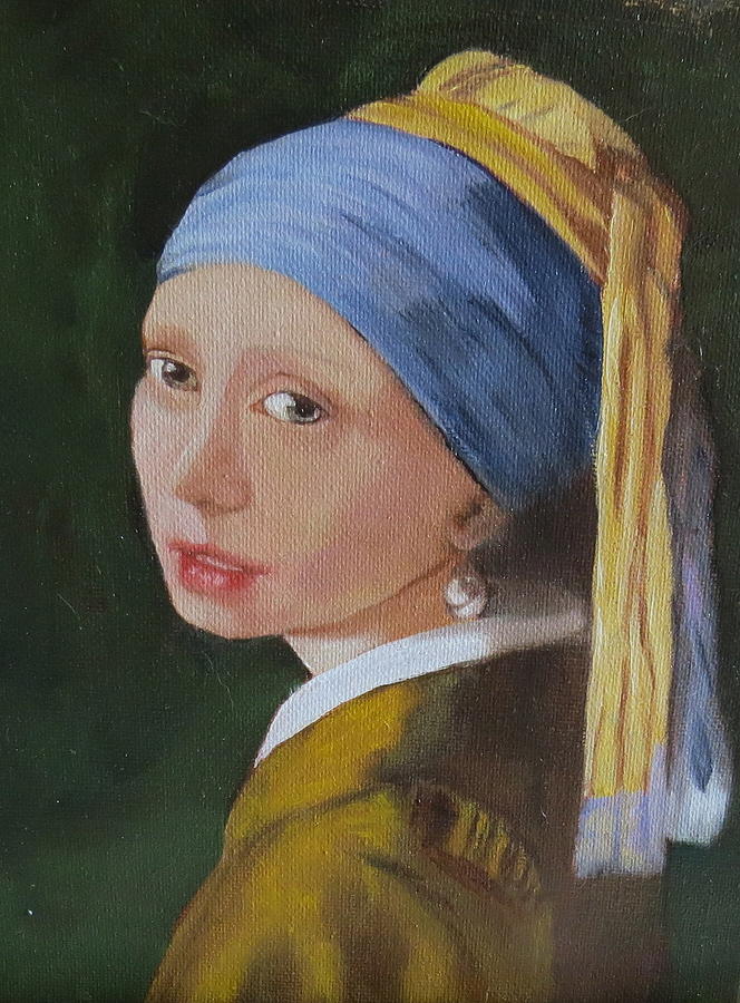 Vermeer Study Painting by Sharon Schultz