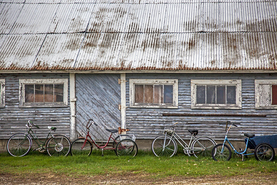 Vermont Bicycles Photograph by Charles Harden