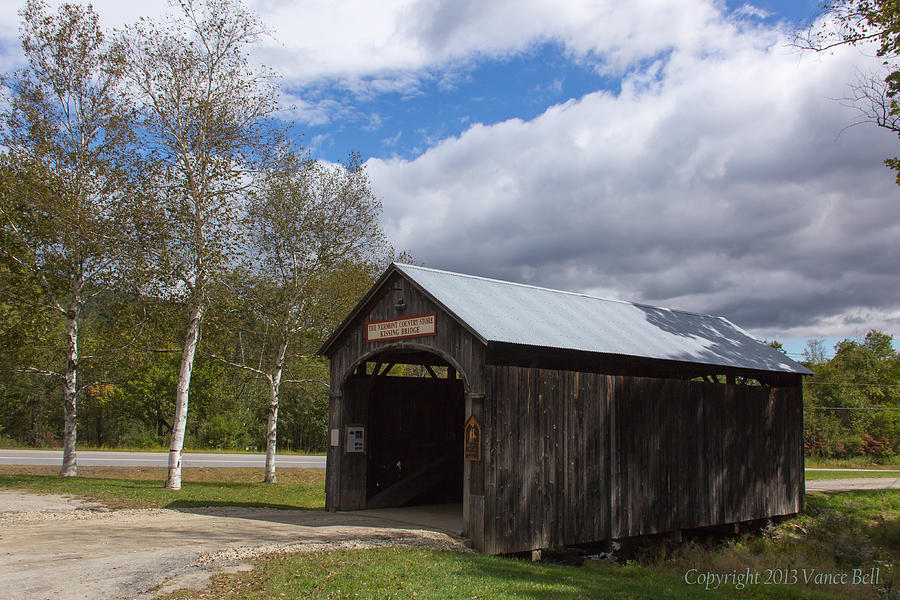 Vermont Country Store covered bridge Photograph by Vance Bell