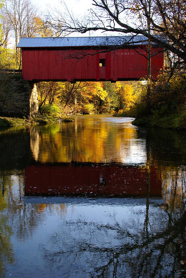 Vermont Covered Bridge 4 Photograph by Robert Lozen