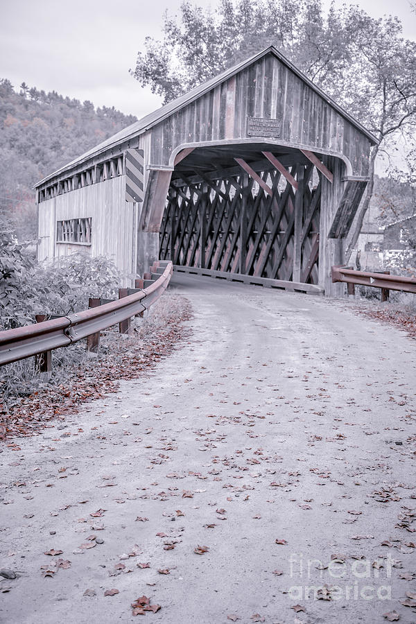 Old Vermont Covered Bridge 10 Photograph by Edward Fielding