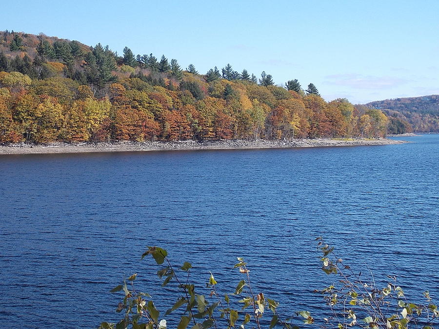 Vermont Lake in Fall 1 Photograph by Nina Kindred