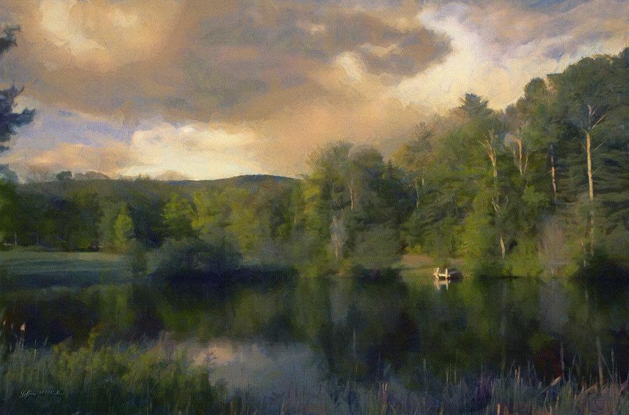 Vermont Morning Reflection Painting