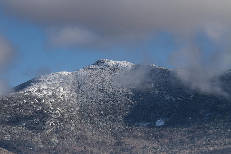 Vermont Mount Mansfield Winter Green Mountains Photograph