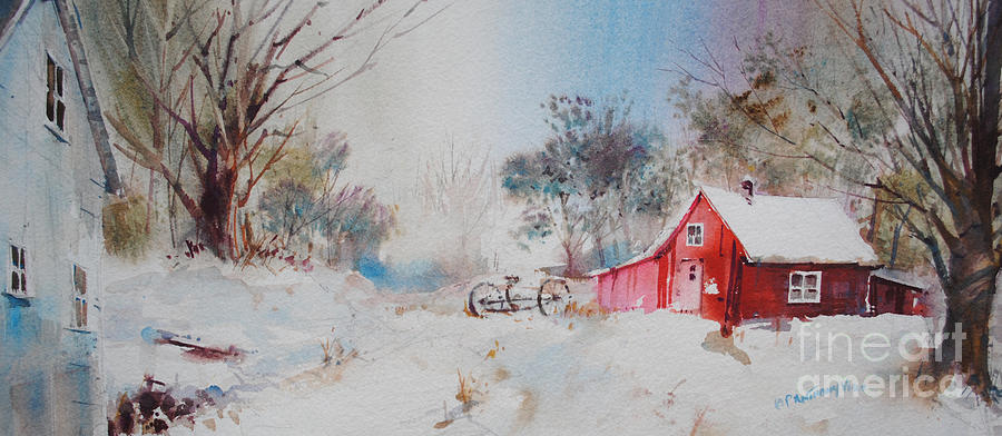 Vermont Sugar Shack Painting by P Anthony Visco