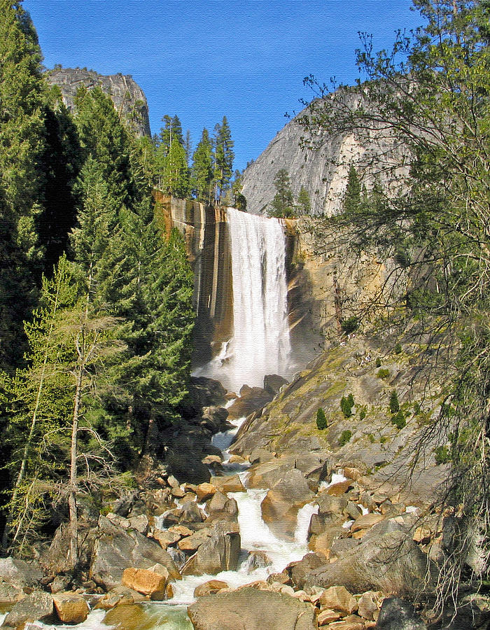 Vernal Fall On The Mist Trail Photograph by Steven Barrows