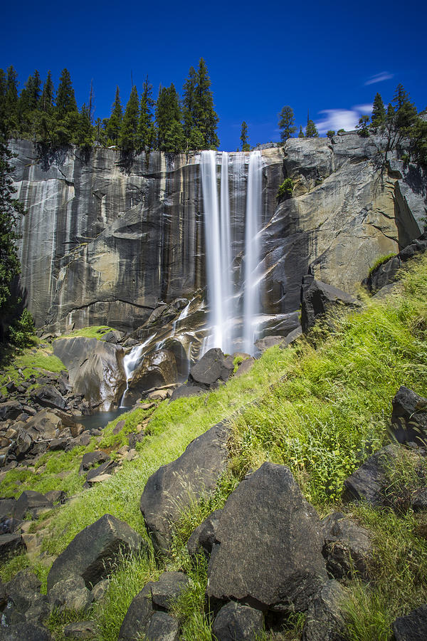 Vernal Falls in July at Yosemite Photograph by Mike Lee