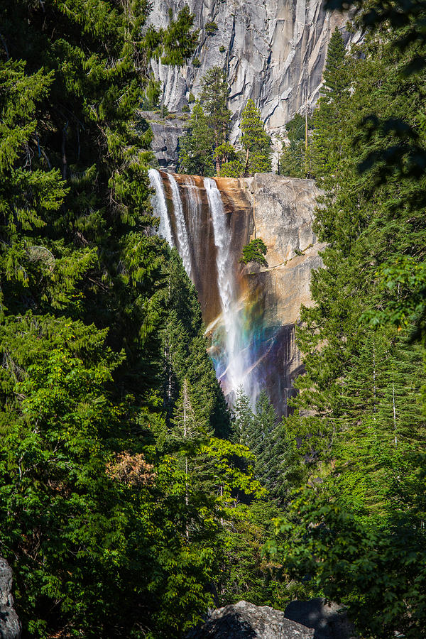 Vernal Falls Rainbow Photograph by Mike Lee
