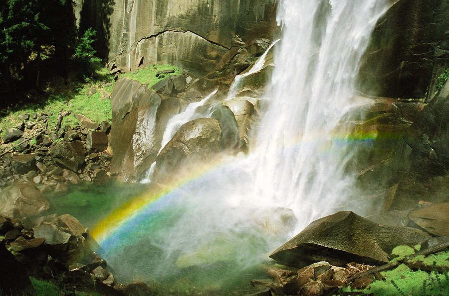 Vernal Falls Rainbow Photograph by Ross Henton