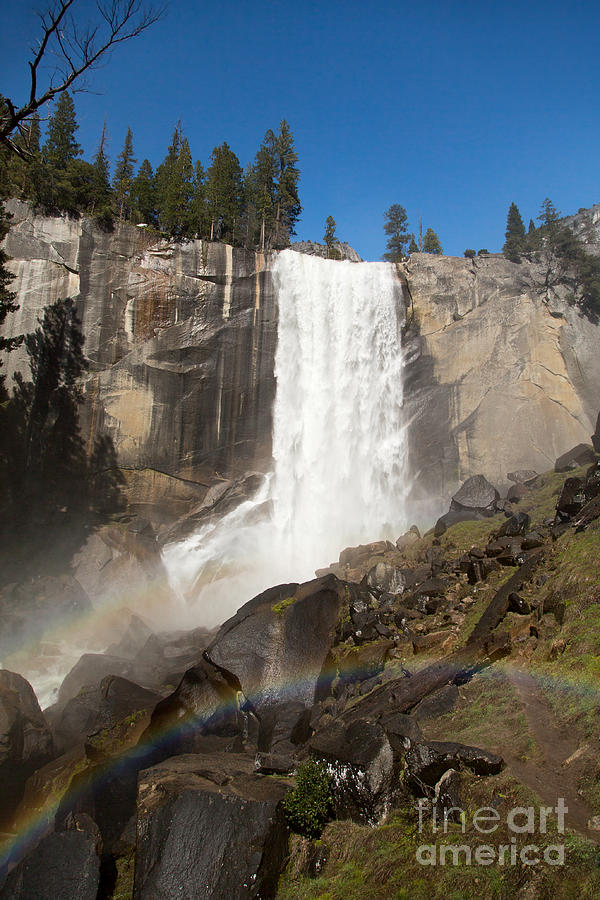 Yosemite National Park Photograph - Vernal Falls Yosemite by Jane Rix