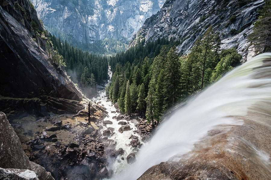 Yosemite National Park Photograph - Vernall Fall And Mist Trail by Karsten May
