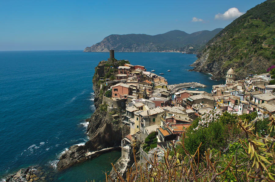 Vernazza Cinque Terre Italy  Photograph by Brandon Bourdages
