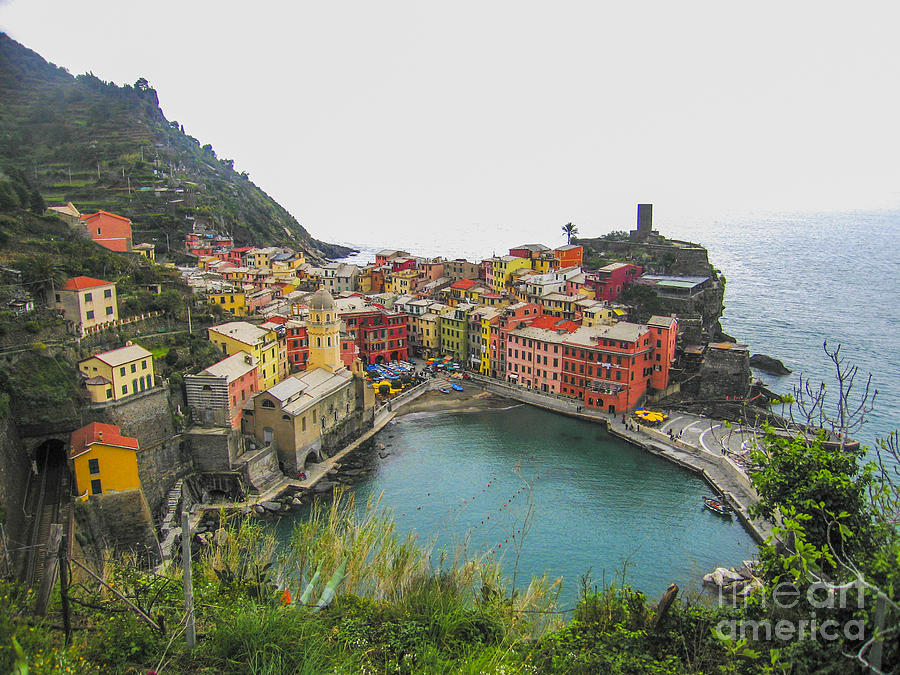 Vernazza in Cinque Terre  Photograph by Patricia Hofmeester