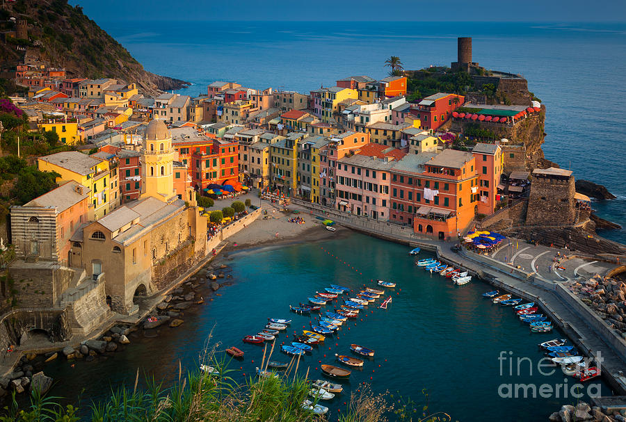 Cinque Terre Photograph - Vernazza Pomeriggio by Inge Johnsson Cinque Terre Photograph - Vernazza Pomeriggio by Inge Johnsson