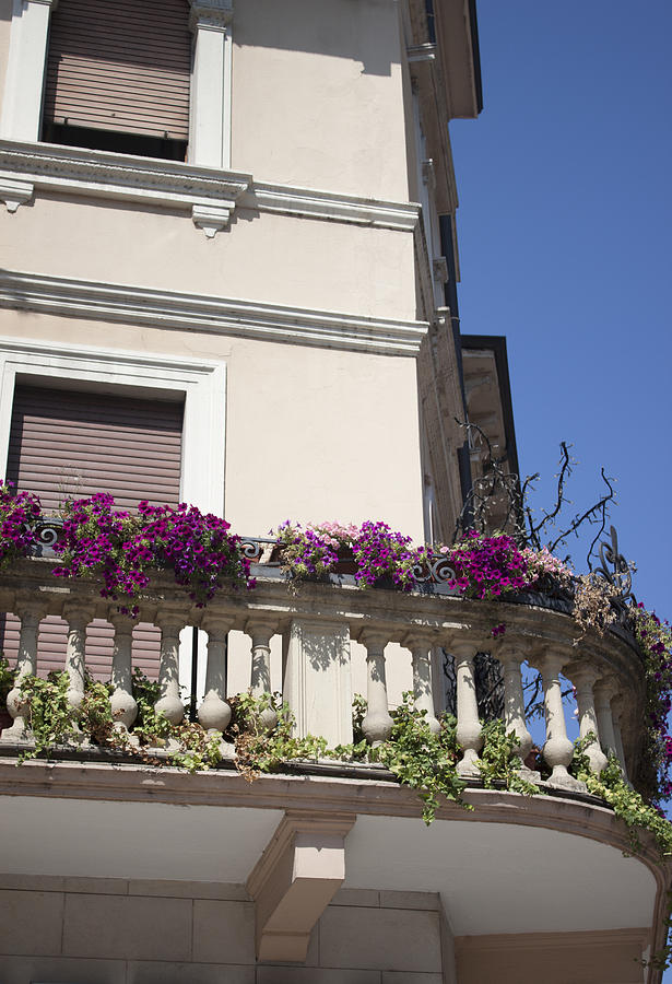 Verona Balcony Photograph by Ivete Basso Photography