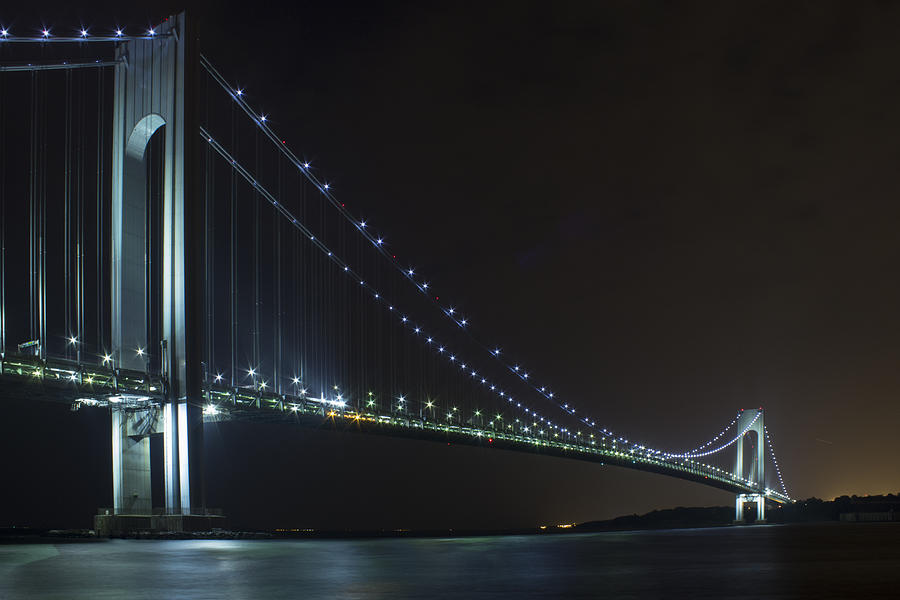 New York City Photograph - Verrazano Narrows Bridge by David McGill