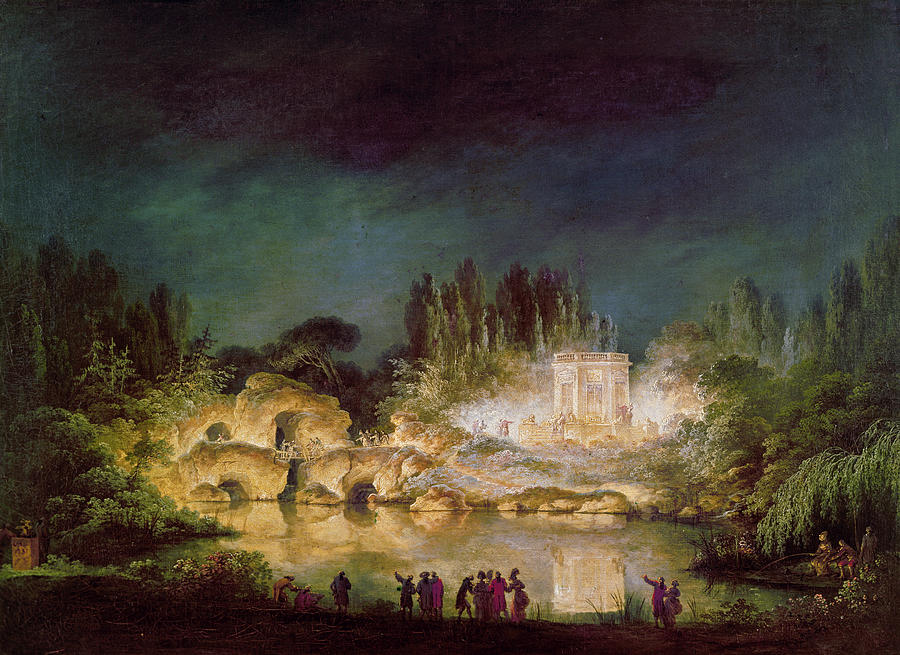 1781 Painting - Versailles Gardens, 1781 by Granger