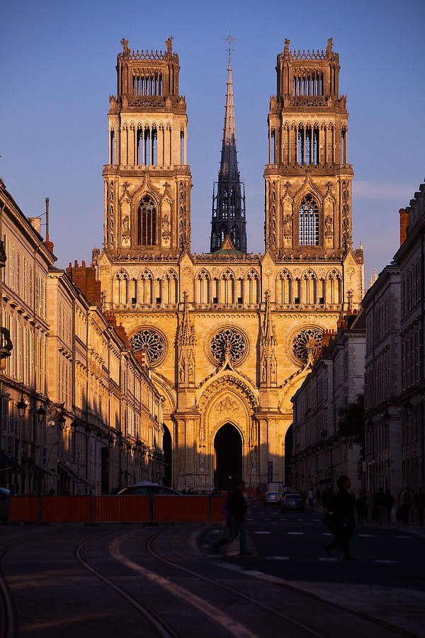 Vertical Rise Of The Cathedral At Orleans Photograph