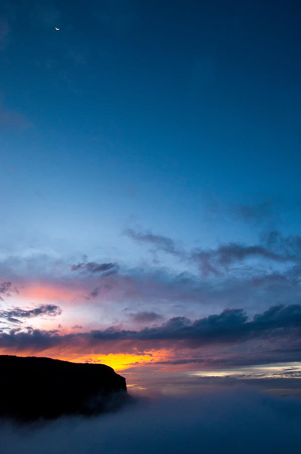 Vertical Sunset in Nevado del Ruiz Photograph by Jess Kraft