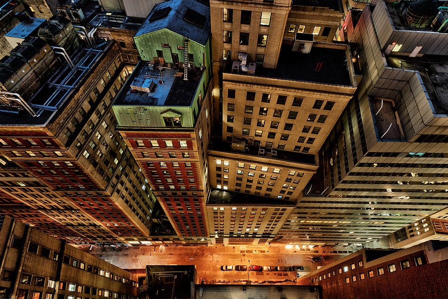 Vertigo in Manhattan Photograph by David Giral