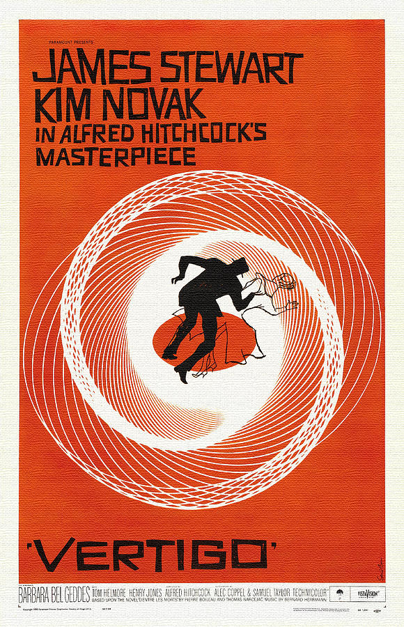 Vertigo Movie Photograph - Vertigo Movie Poster - 1958 by Mountain Dreams
