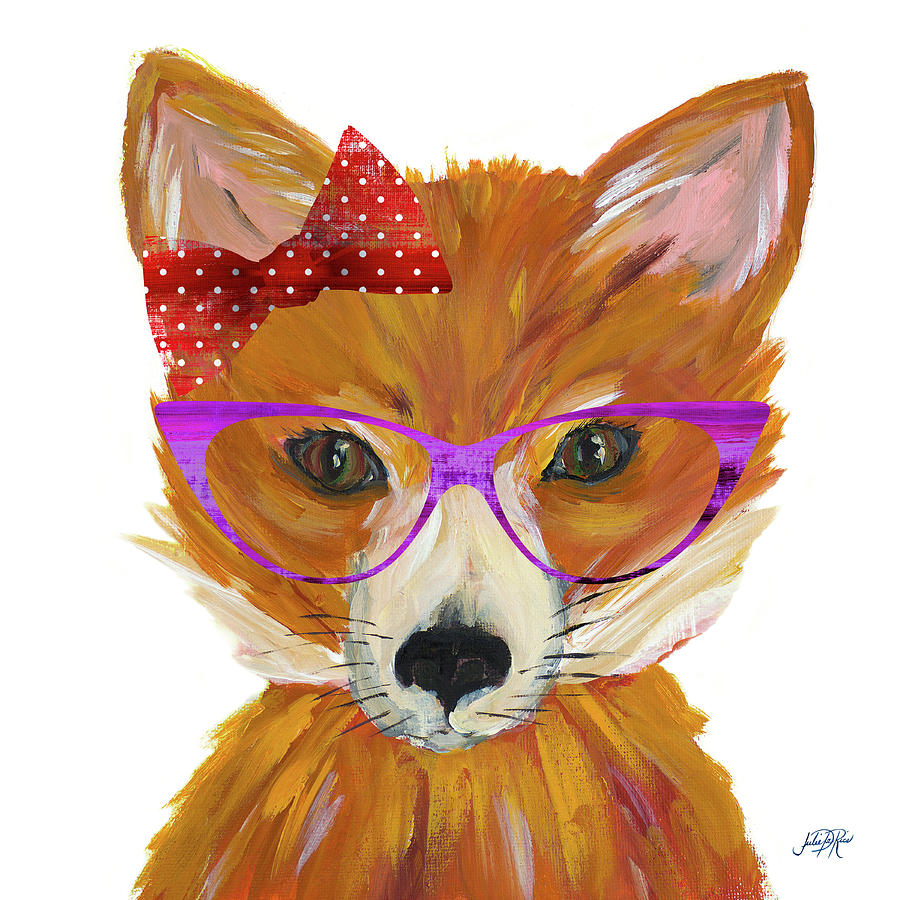 Fox Painting - Very Foxy by Julie Derice