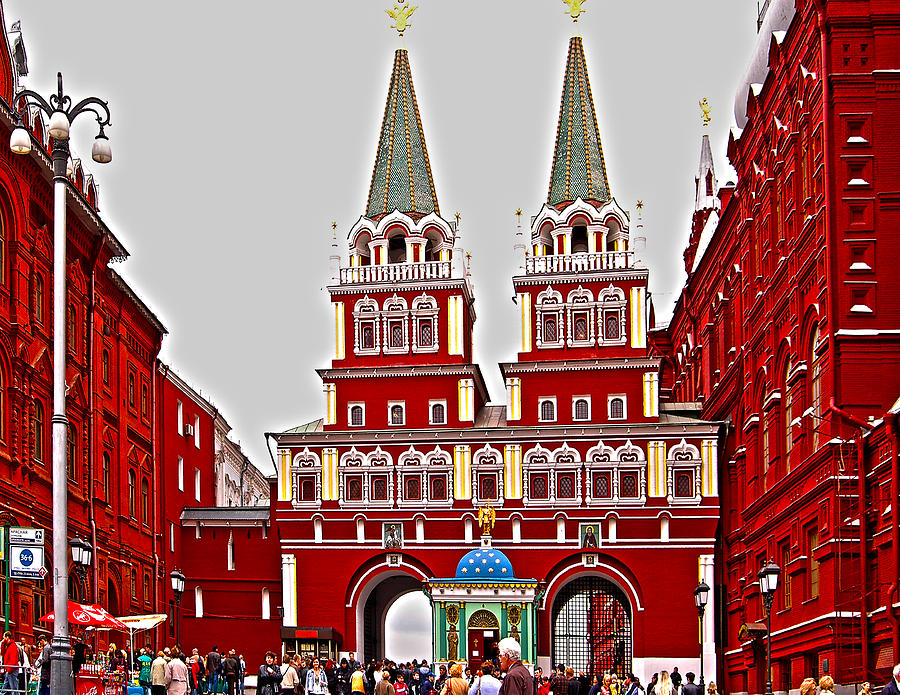 Very Red Square Photograph
