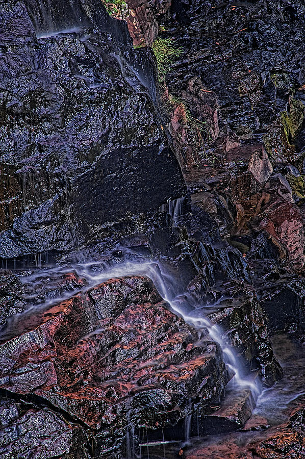 Very Small Waterfall Photograph by David Kay