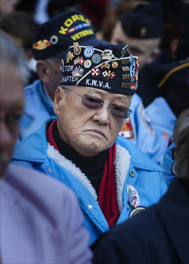 Veterans Day NYC 2012 11 11 12 20 Korean War Vet Photograph by Robert Ullmann