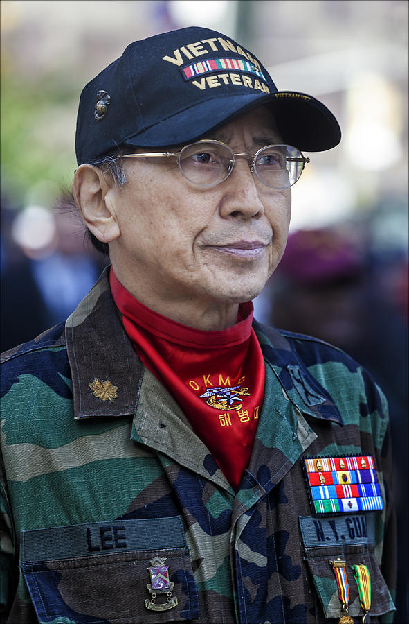 Veterans Day NYC 2012 Vietnam Vet Photograph by Robert Ullmann