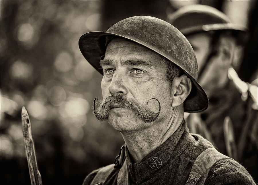 Veterans Day NYC 2012 WW1 Reenactor Photograph by Robert Ullmann
