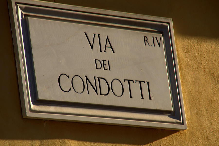 Via Dei Condotti in Rome Photograph by Caroline Stella