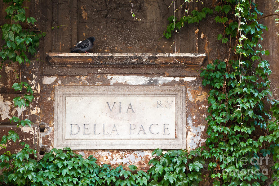 Via della Pace Photograph by Matteo Colombo