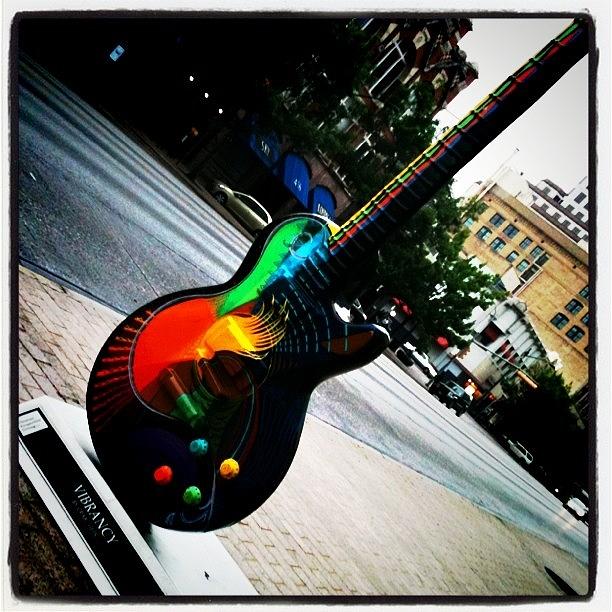 Vibrancy Gibson Guitar Photograph by Amanda Max