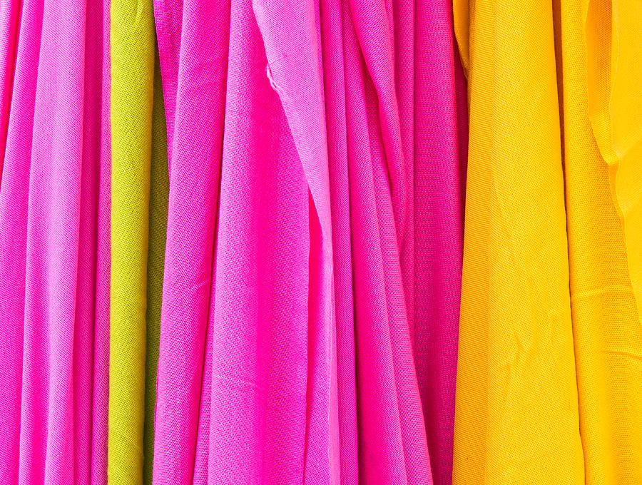 Abstract Photograph - Vibrant cloths  by Tom Gowanlock