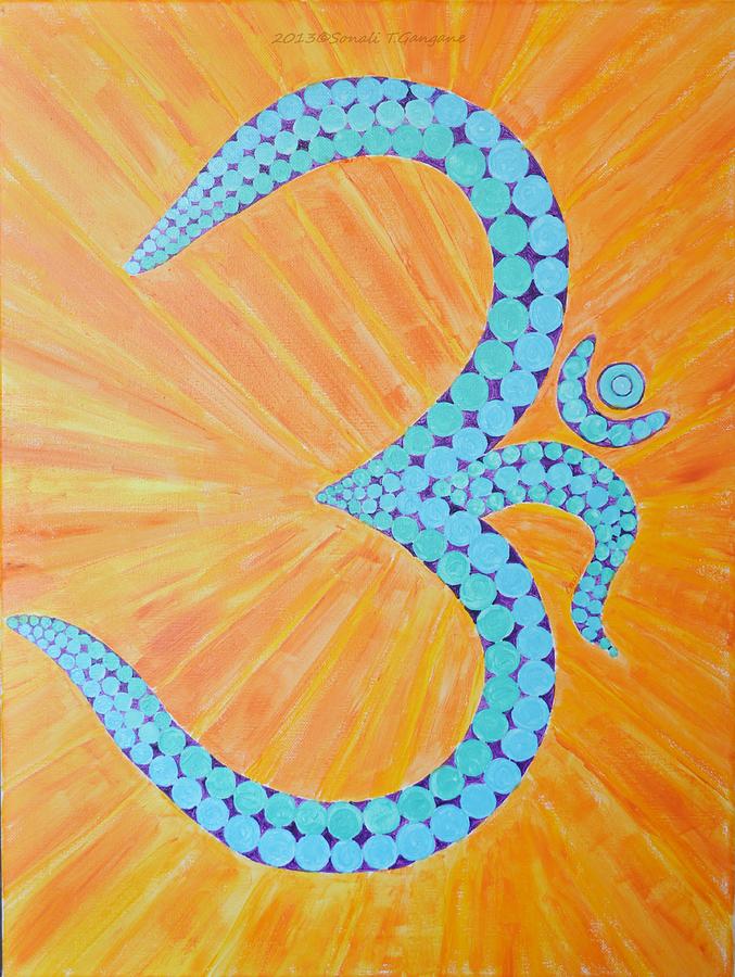 Aum Painting - Vibration of the Supreme by Sonali Gangane