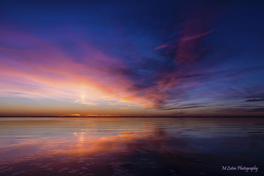 Vibtrant Sunset Photograph by M Luton - Fine Art America