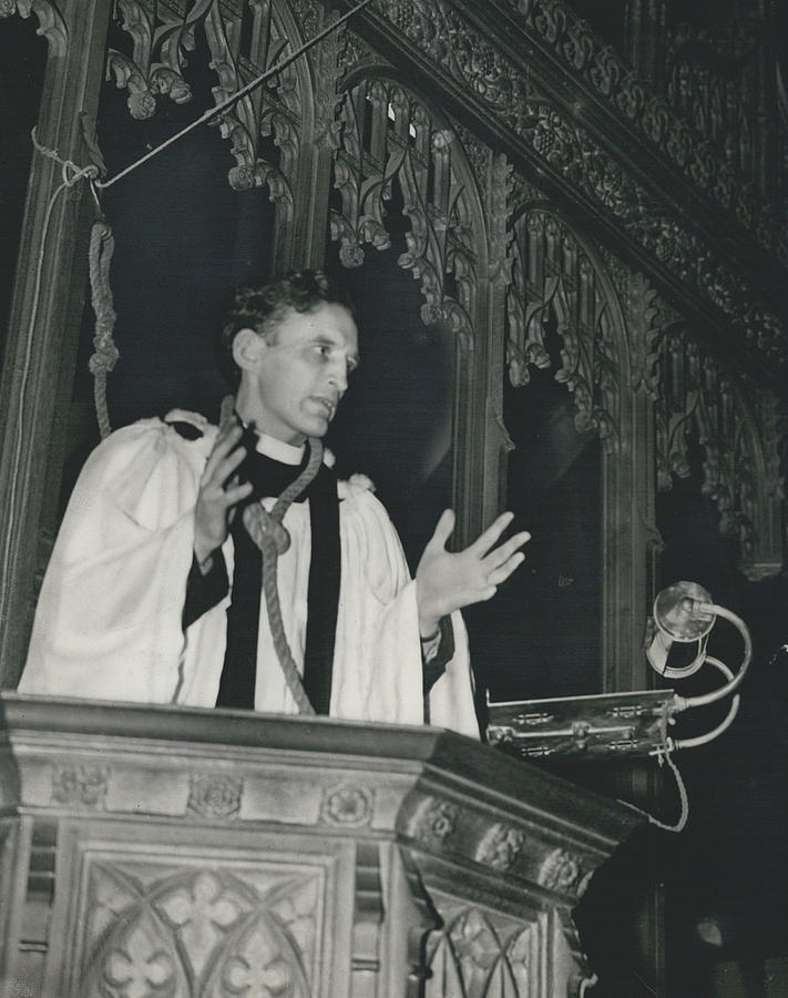 Vicar Wers Noose In Pulpit Photograph by Retro Images Archive