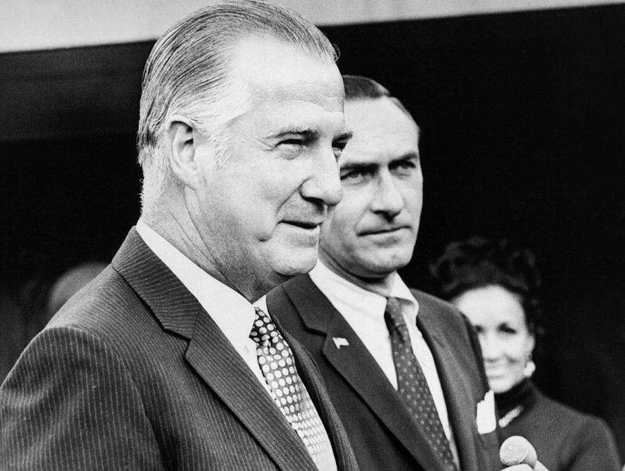 Vice President Spiro Agnew Photograph by Underwood Archives