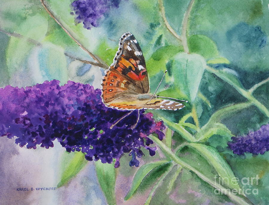 Monarch Butterfly Painting by Karol Wyckoff