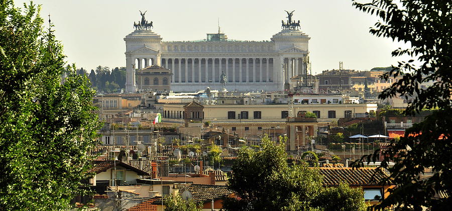 Victor Emmanuel Monument in Rome Photograph by Caroline Stella