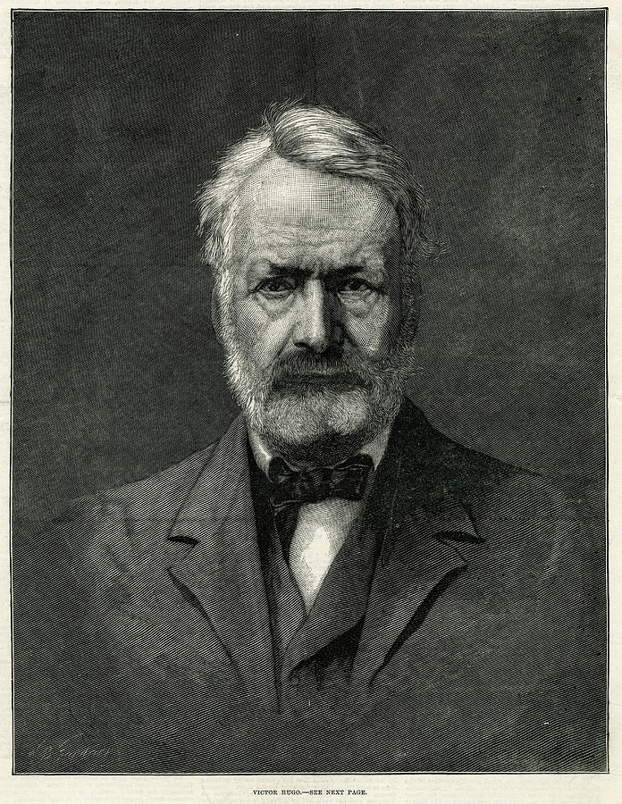 Victor Hugo French Novelist Drawing by Mary Evans Picture Library