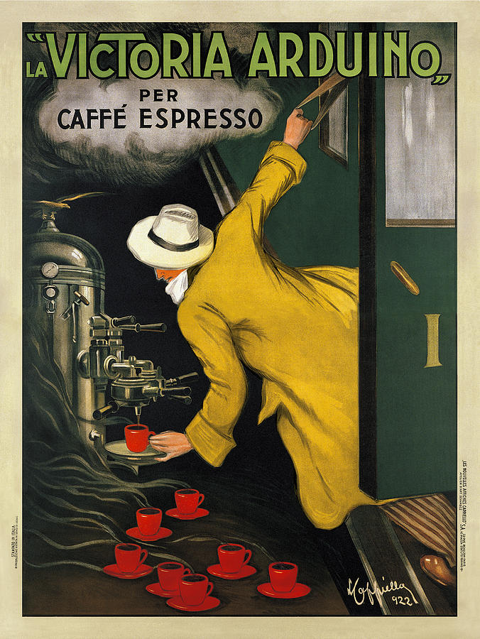 Coffee Painting - Victoria Arduino 1922 by Leonetto Cappiello