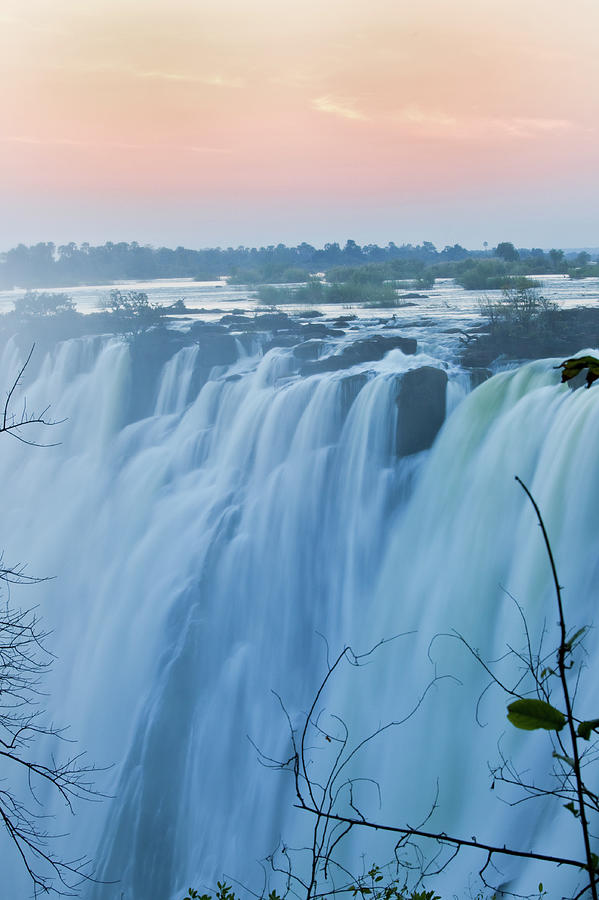 Victoria Falls At Dusk Photograph by Fotogaby