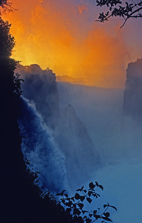 Victoria Falls dawn Photograph by Dennis Cox
